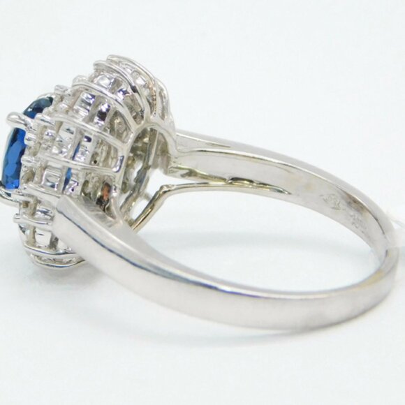 18K Sapphire and Diamond Ring 2.23 Carats - Picture 3 of 11